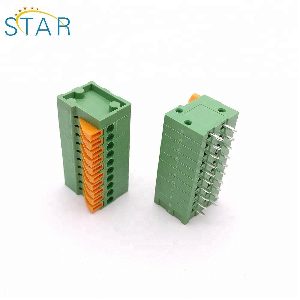 Male Female Pluggable Type 2.54mm Pitch Terminal Block